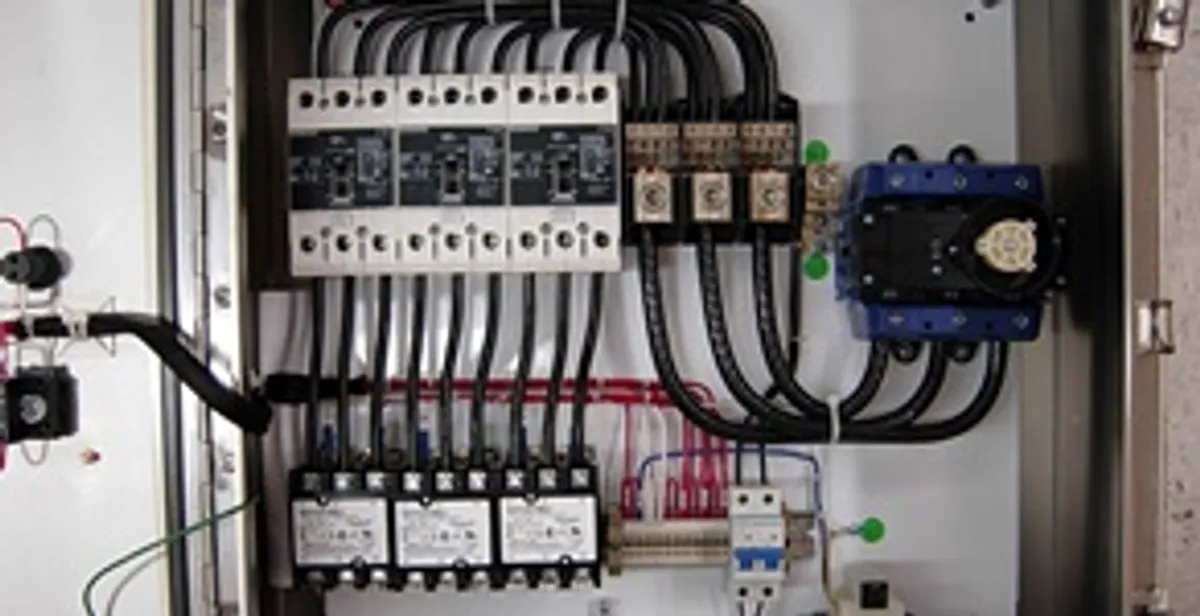 Electrical panel installation with organized circuit breakers and wiring in New Orleans, LA