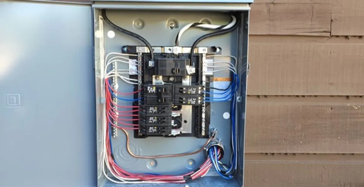 electrical panel upgrade service featuring newly installed electrical panel wired by licensed electricians in New Orleans, LA