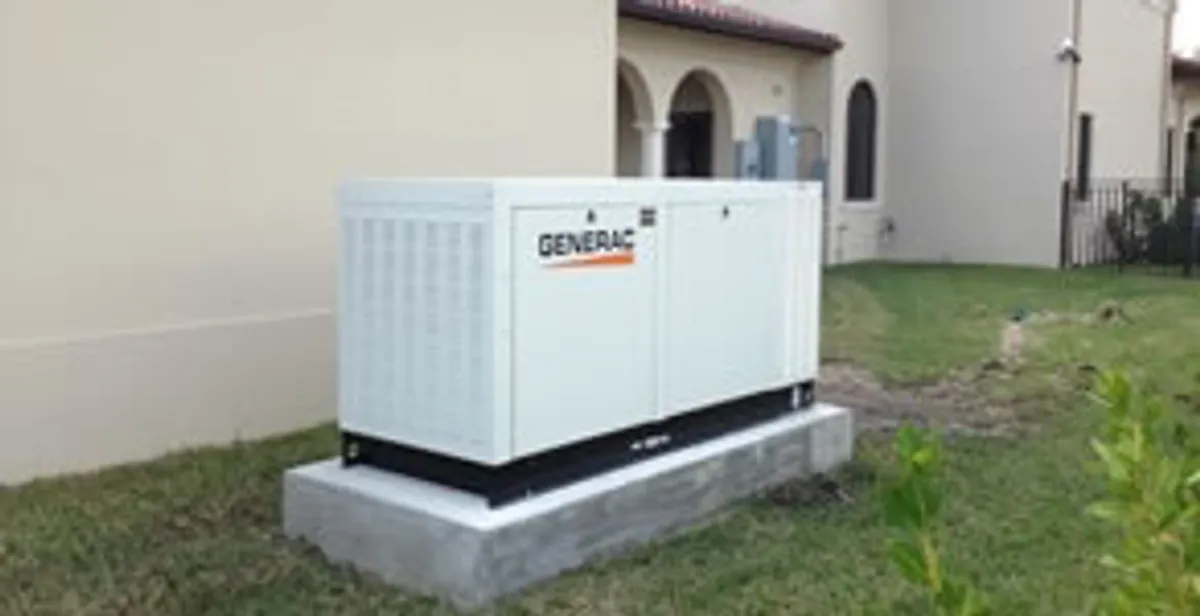 generator installation service showing standby generator professionally installed for residential power backup in New Orleans, LA