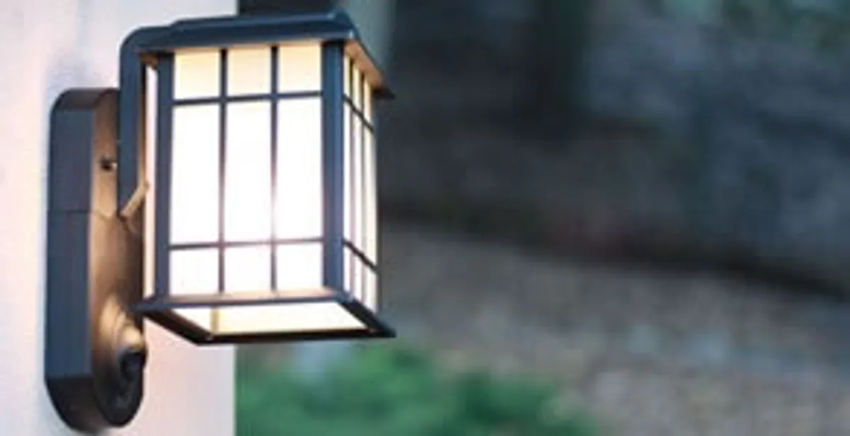 security light installation services with professionally mounted exterior wall light in New Orleans, LA